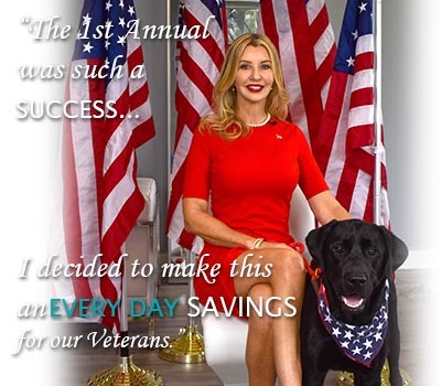Offering Veterans Savings ALL YEAR