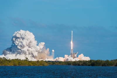 Falcon Heavy Historic Launch Feb 2018