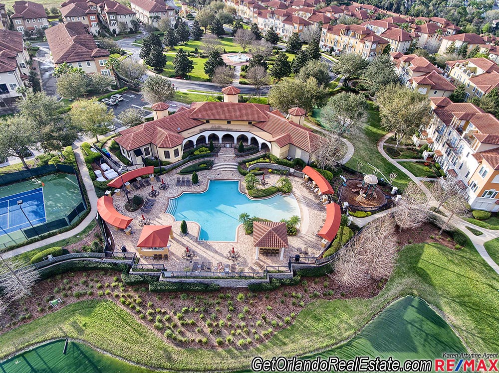 Fountain Parke Community Aerial Lake Mary FLorida