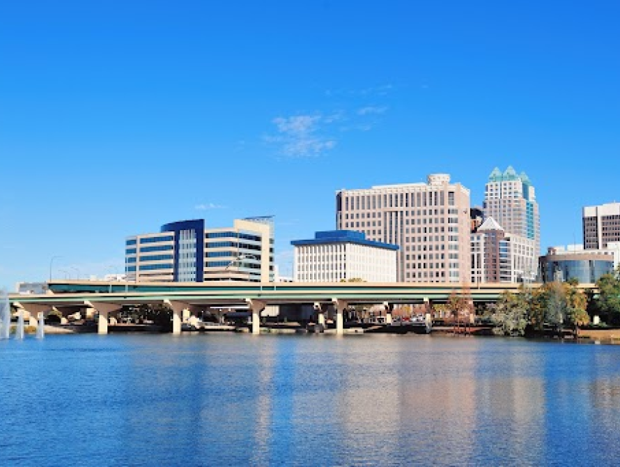 multiple building near water