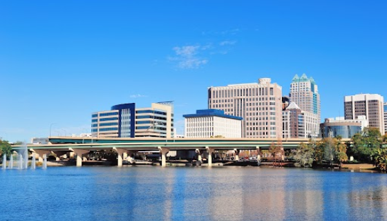 multiple building near water